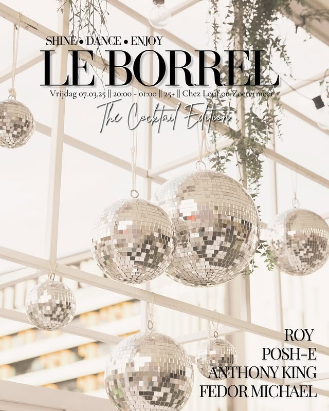 Poster Le Borrel The Cocktail Edition